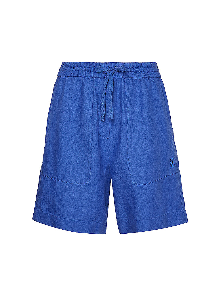 TOMMY HILFIGER Leinenshorts blau | 36
